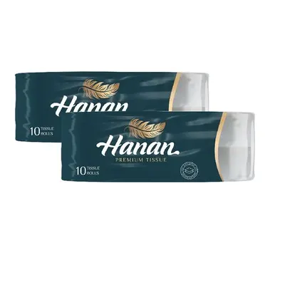 Hanan Premium Tissues 10 Rolls Pack 